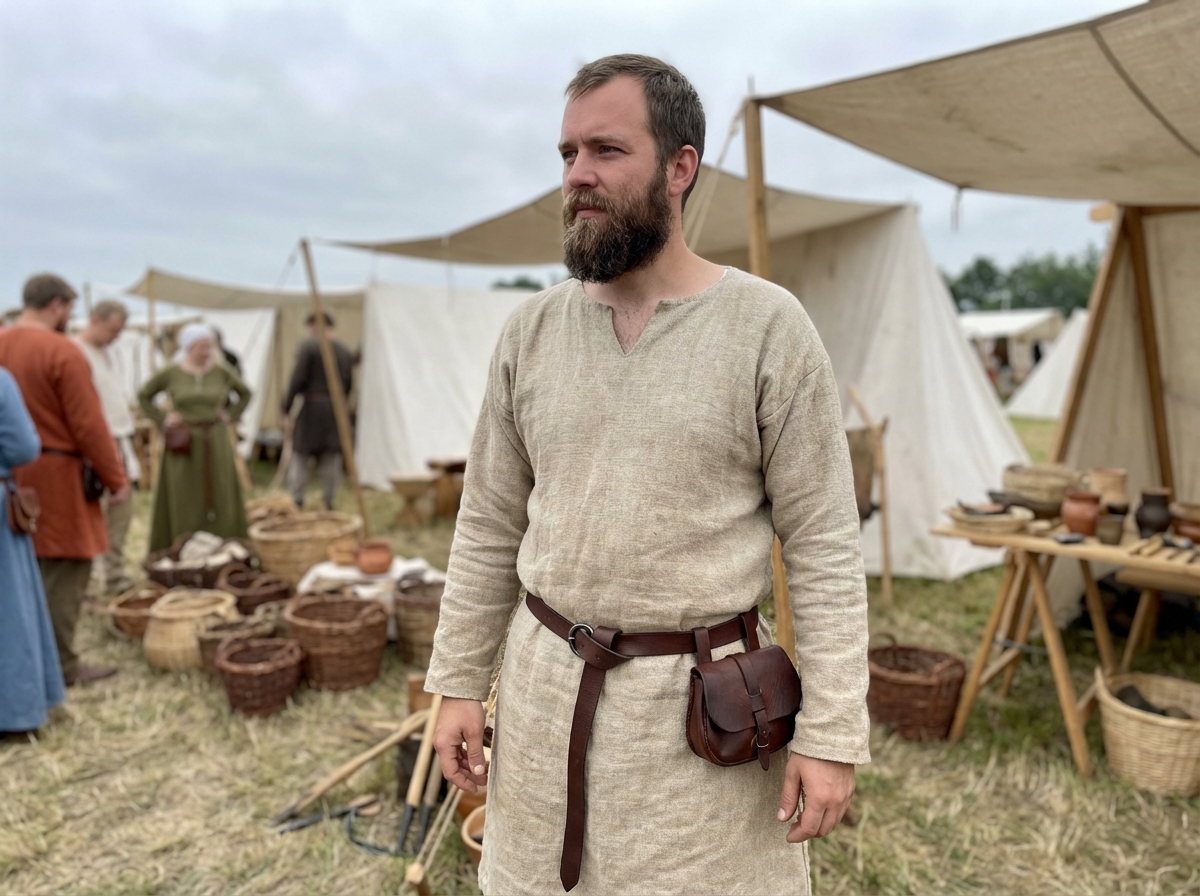 Germanen-Gürtel im Reenactment und auf dem Mittelaltermarkt