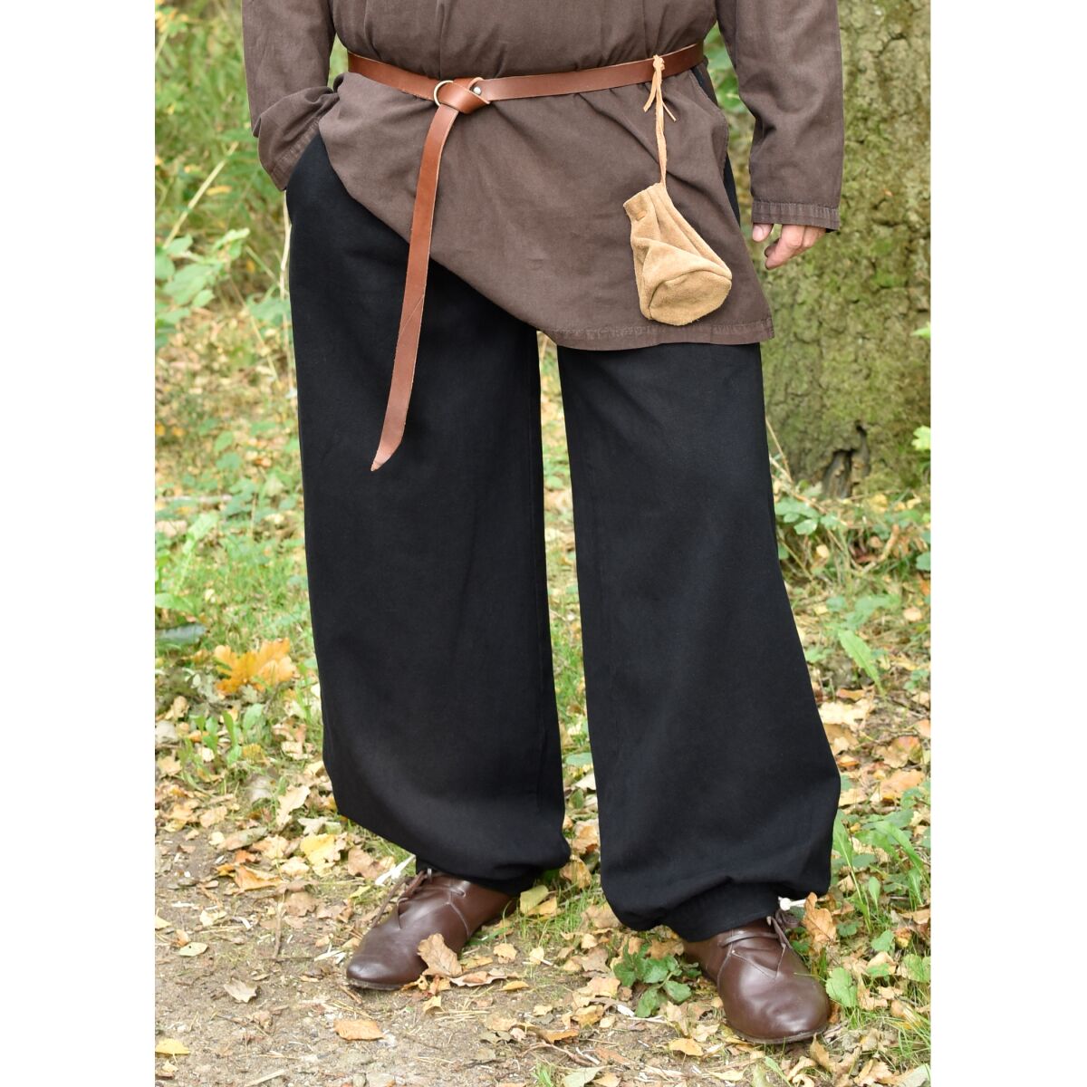 Weite Mittelalter-Hose Hermann, schwarz, Gr. M