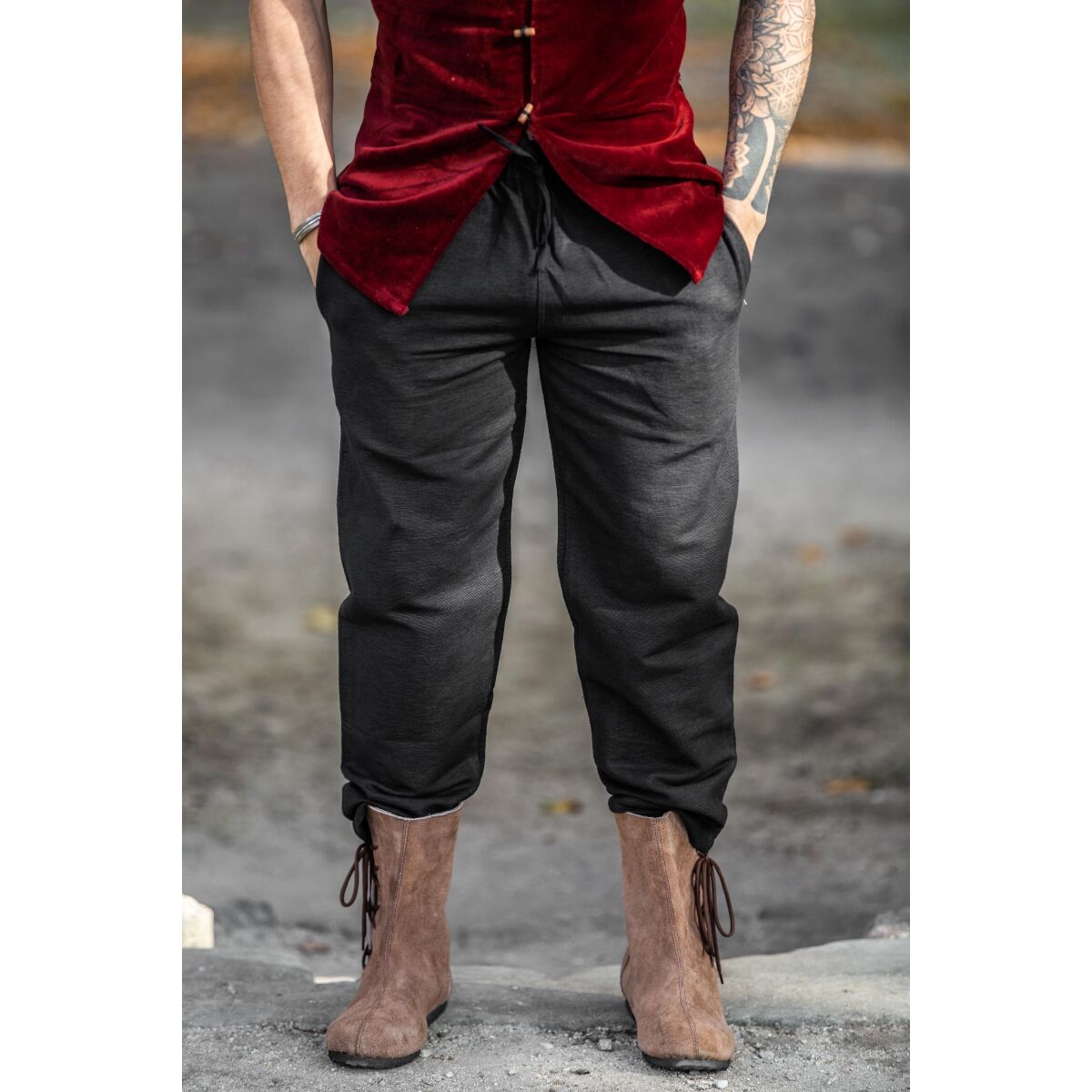 Mittelalterhose Schwarz "Jören" XXXL