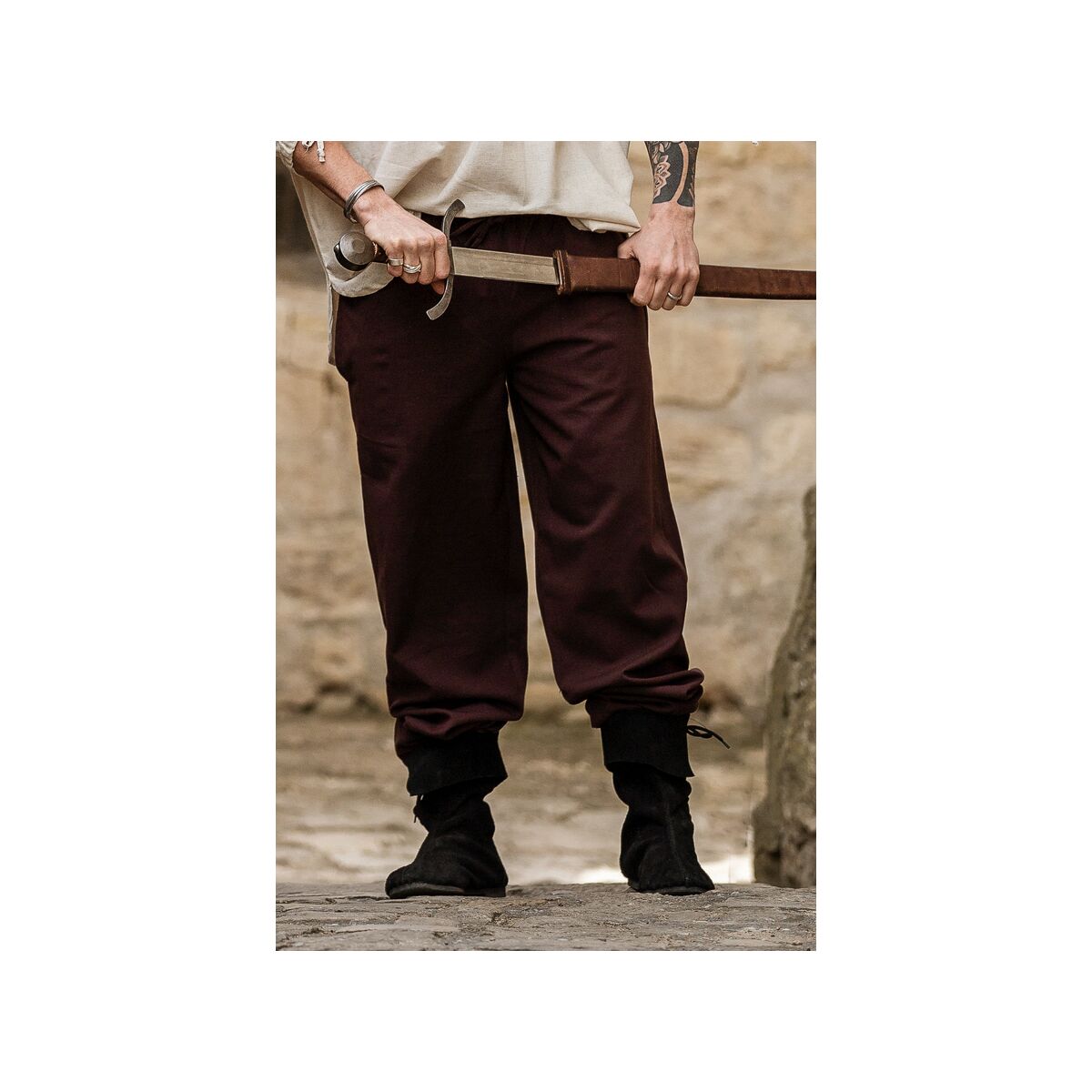 Mittelalterhose Dunkelbraun "Arvo" XXL