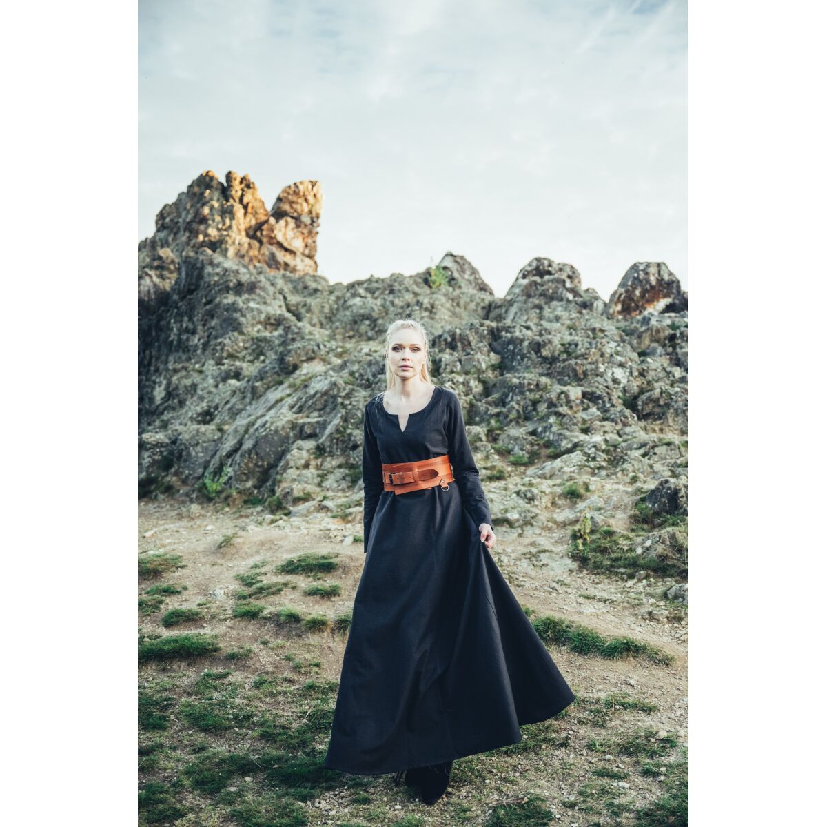 Unterkleid Schwarz "Lina" XXL