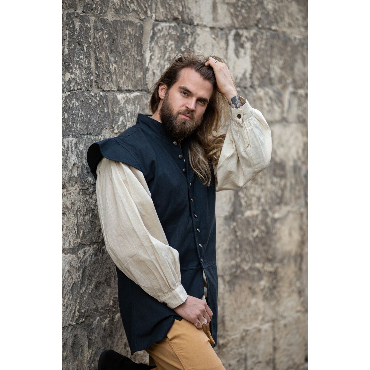 Klassischer Wams Blau "Charles" S