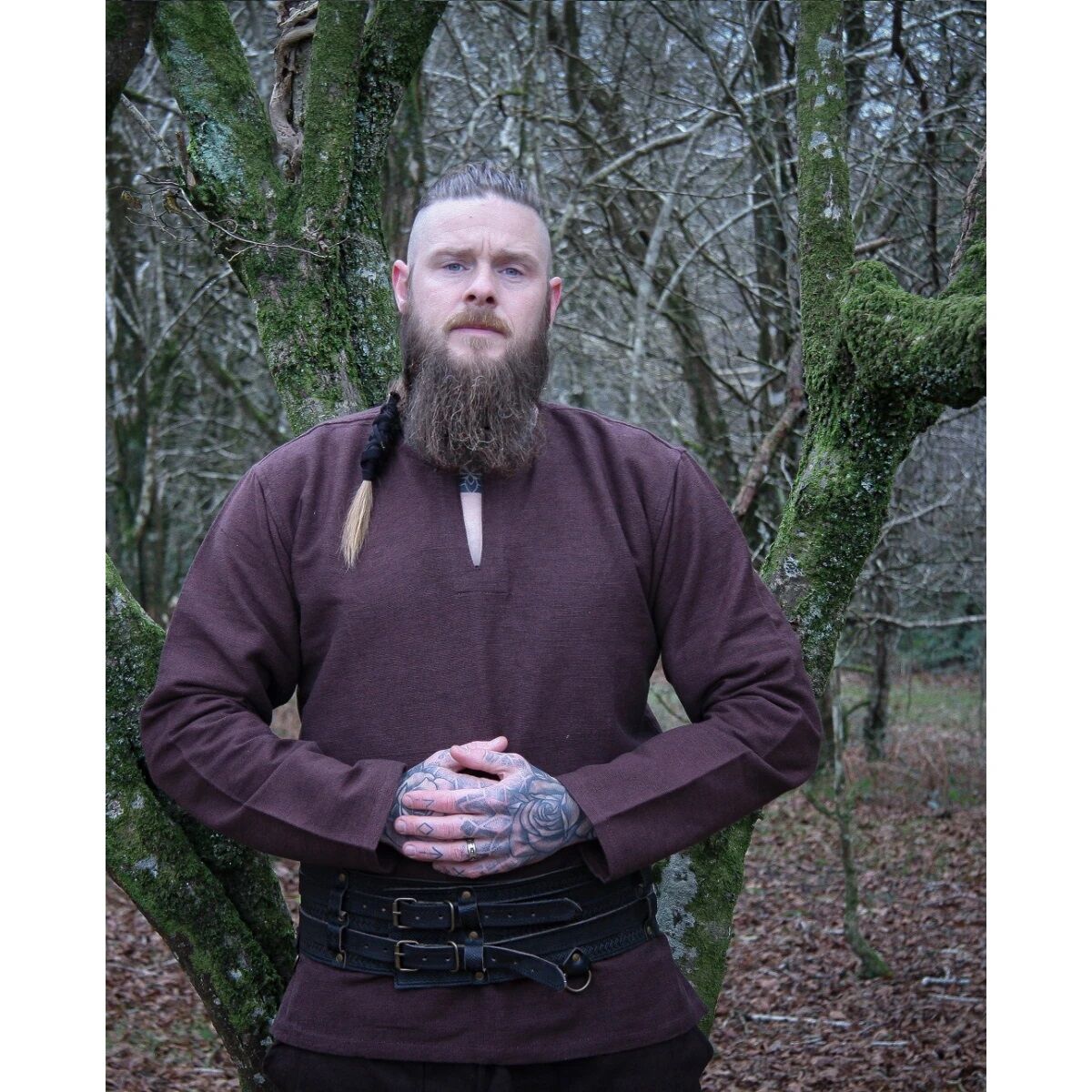 Wikingertunika Braun "Ivar" XL