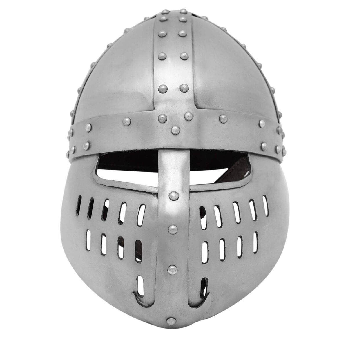 12. Bis 13. Jahrhundert Normannischer Ritter Spangenhelm 16 Gauge (1,6 mm)