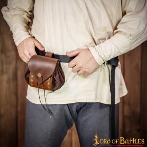 Abenteurer Lederbeutel mit Lederverstärkung