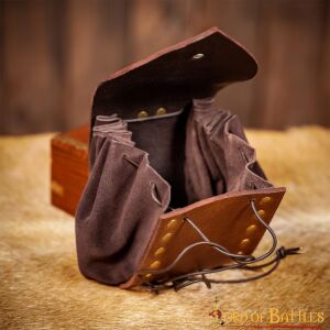 Abenteurer Lederbeutel mit Lederverstärkung