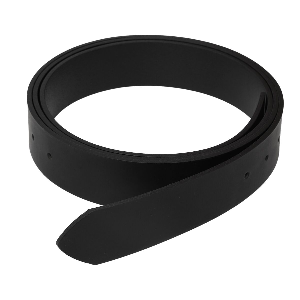 Handgefertigter Schlichter DIY-Ledergürtel 3,8 cm breit - Schwarz, 150 cm