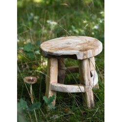 Kleiner Holz-Hocker, ca. 31 cm hoch