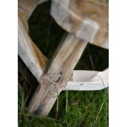 Kleiner Holz-Hocker, ca. 31 cm hoch