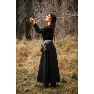 Wikinger Unterkleid Schwarz "Helga"