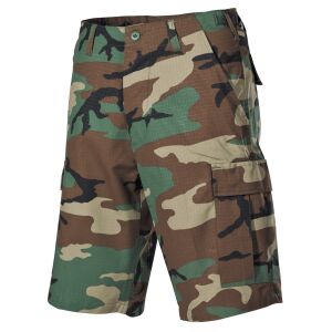 US Bermuda, BDU, Rip Stop, woodland M,  B-Ware