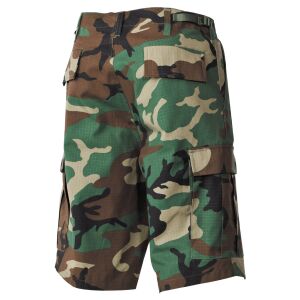 US Bermuda, BDU, Rip Stop, woodland M,  B-Ware