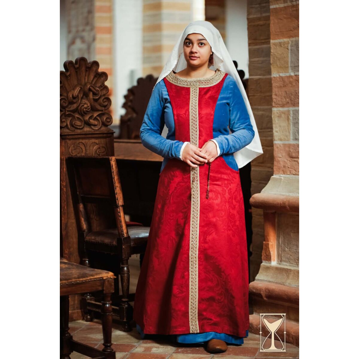 Mittelalter-Überkleid ärmellos box