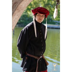 Historischer Wappenrock schwarz