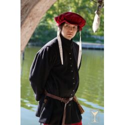 Historischer Wappenrock schwarz