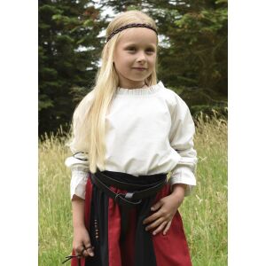 Kinder Mittelalter-Langarmbluse Helena, natur, Gr. 146, B-Ware