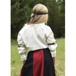 Kinder Mittelalter-Langarmbluse Helena, natur, Gr. 146, B-Ware
