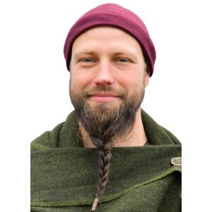 Wikinger Kappe "Forseti" aus 100% Wolle – Wollmütze
