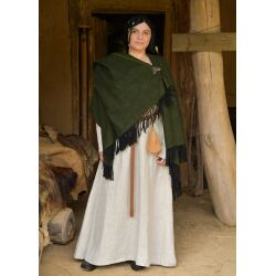 Mittelalter Leinenkleid "Forseti" Natur – Wikinger Kleid
