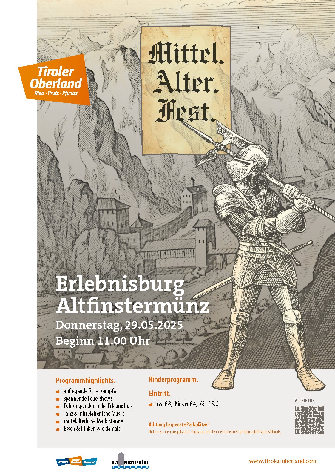 Programm Mittelalterfest Altfinstermünz